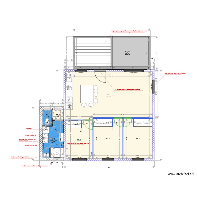 DAEMERS PROJET 3. Plan de 0 pièce et 0 m2