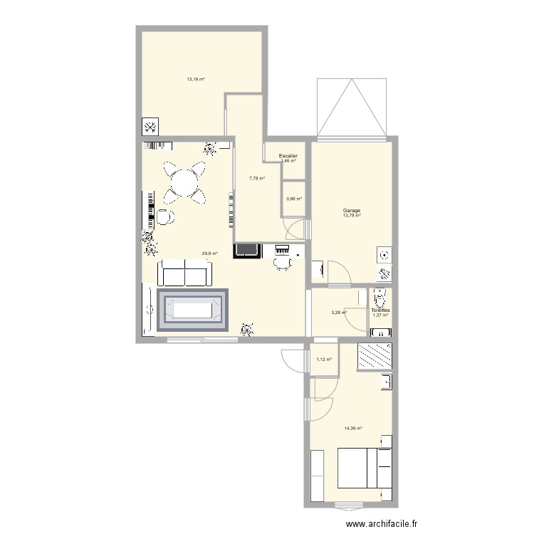 Maison v2. Plan de 0 pièce et 0 m2