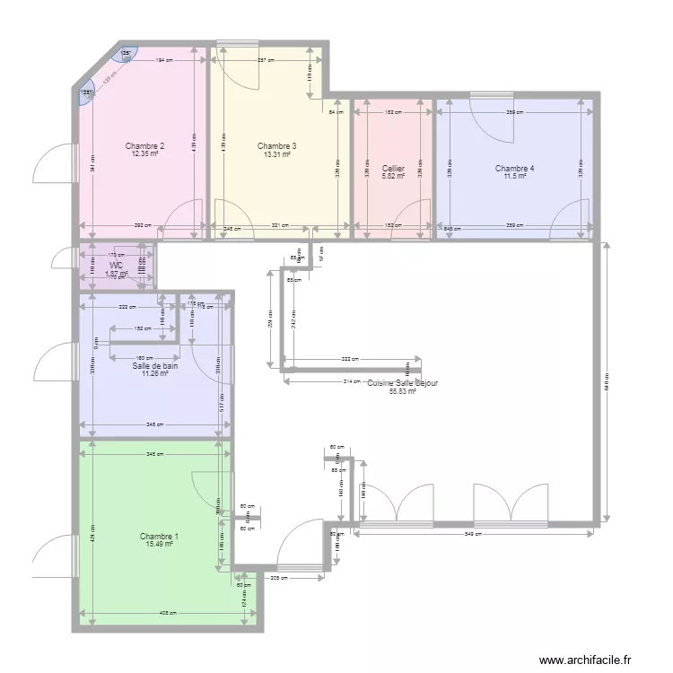 maisonnette Aspi. Plan de 