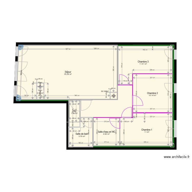 Appart Rom Audrina Archi 01 Elec. Plan de 0 pièce et 0 m2