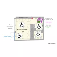 SCI CITO RDC APRES TRAVAUX AVEC ESPACE DE ROTATION