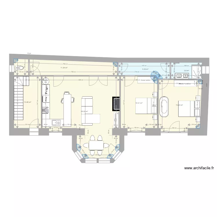 RDC AIGUILHE. Plan de 