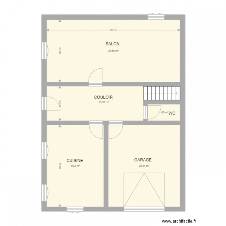 BUTIN RDC. Plan de 0 pièce et 0 m2