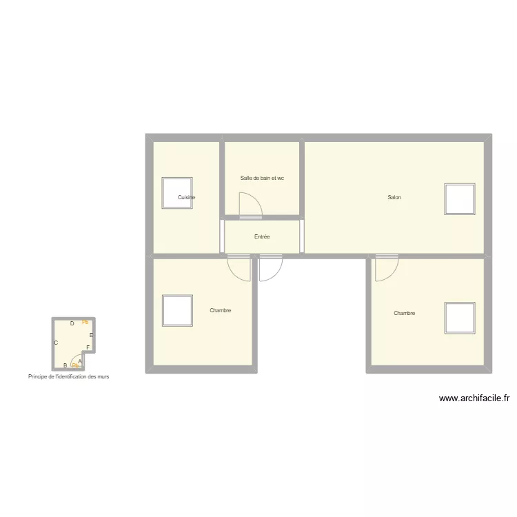 Croquis N10. Plan de 