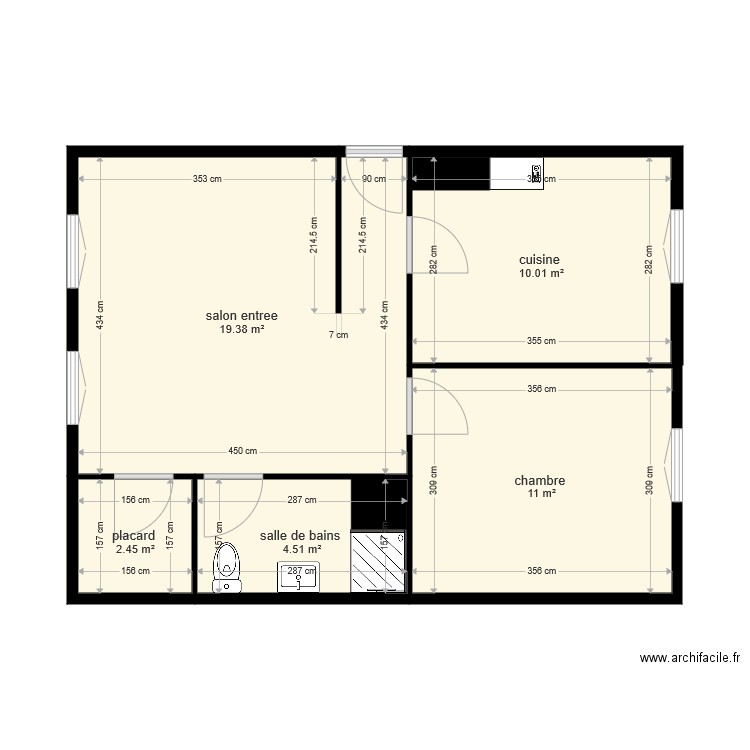 geneslay 2 eme etage . Plan de 0 pièce et 0 m2