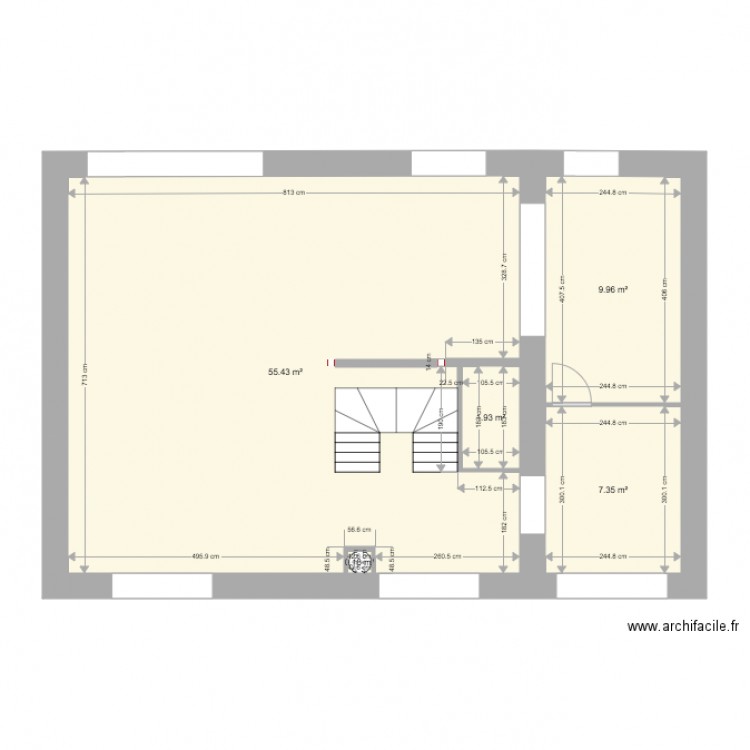 RDC MAISON. Plan de 0 pièce et 0 m2