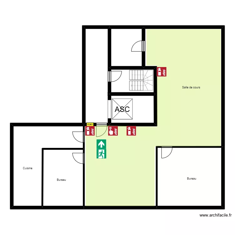Utif &eacute;vac. Plan de 