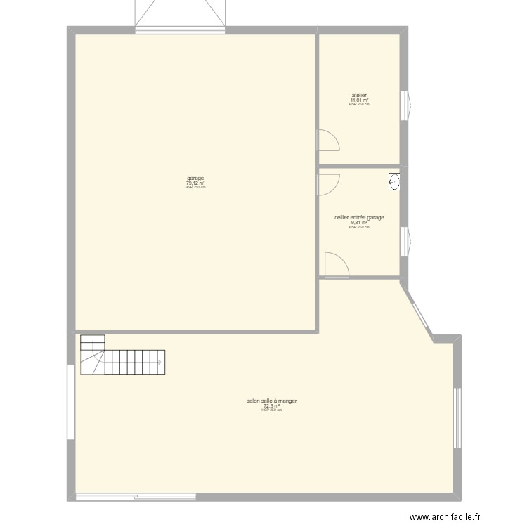 maison rdc. Plan de 0 pièce et 0 m2