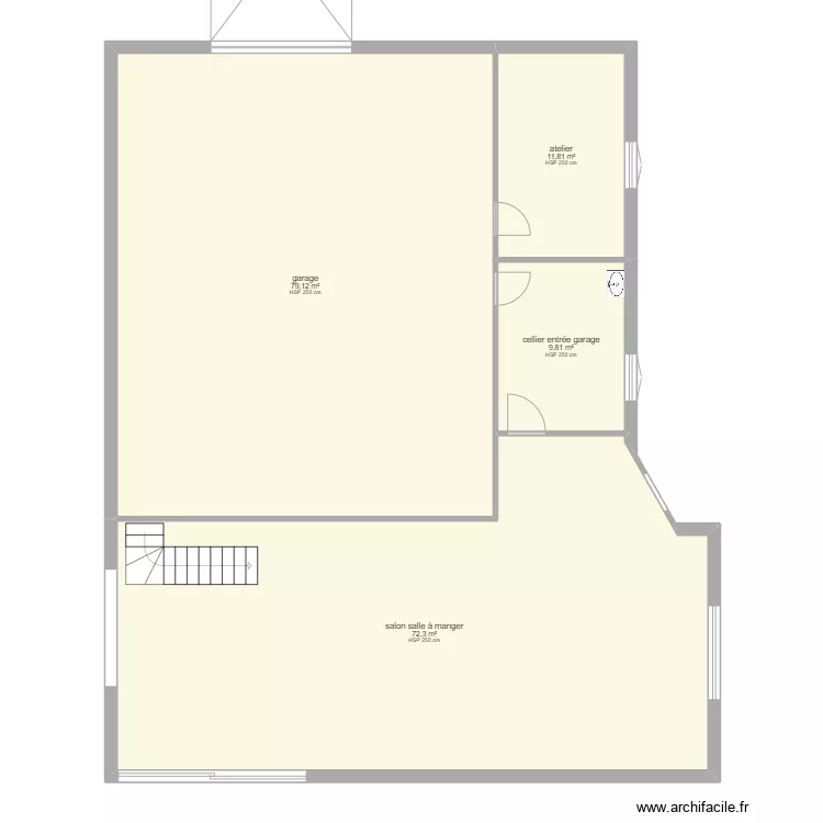 maison rdc. Plan de maison rdc. Plan de