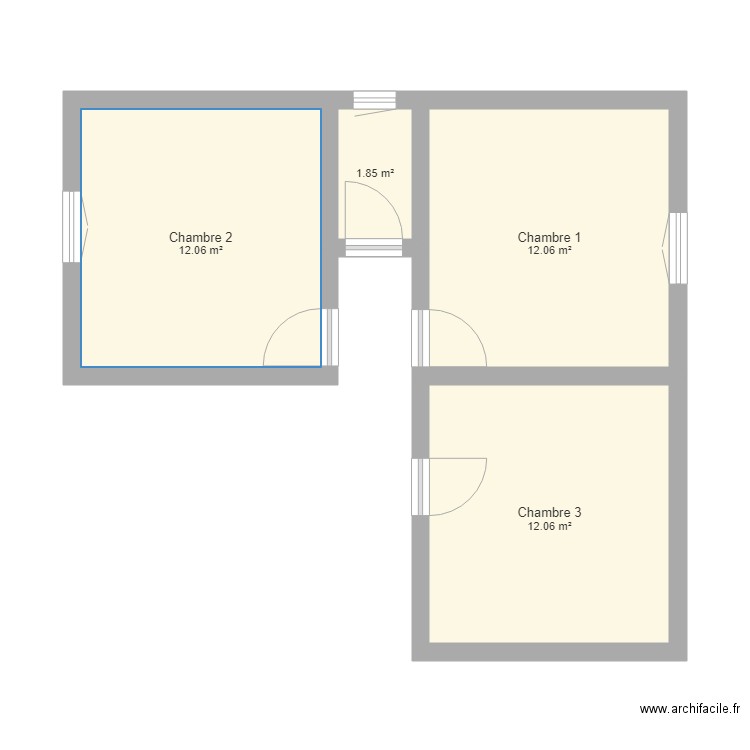 plan masion 1er partie. Plan de 0 pièce et 0 m2