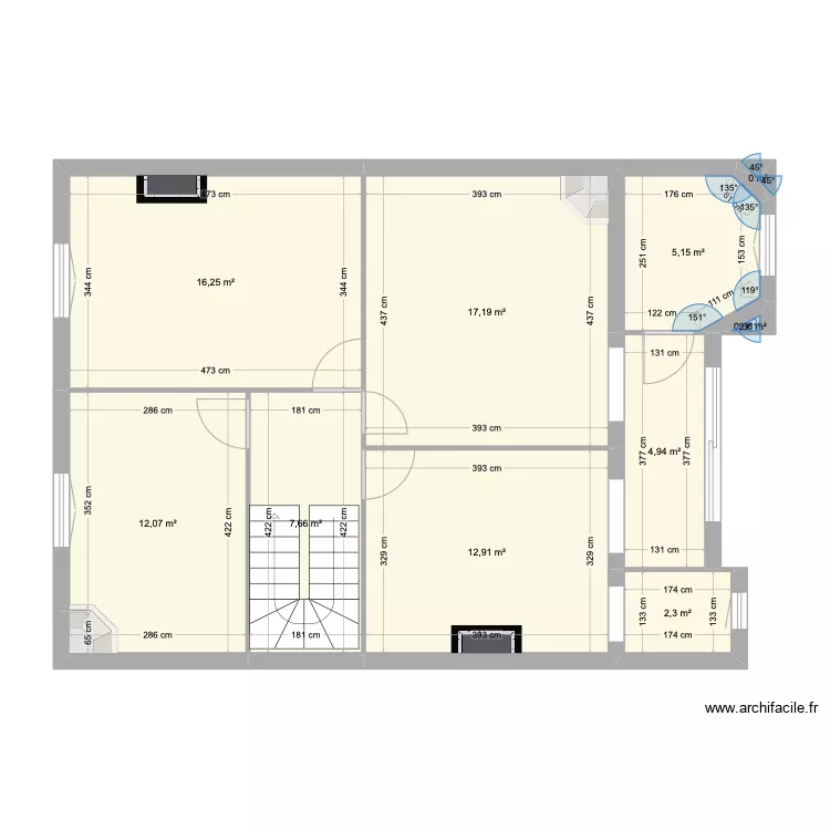 PRUNET ETAGE. Plan de 