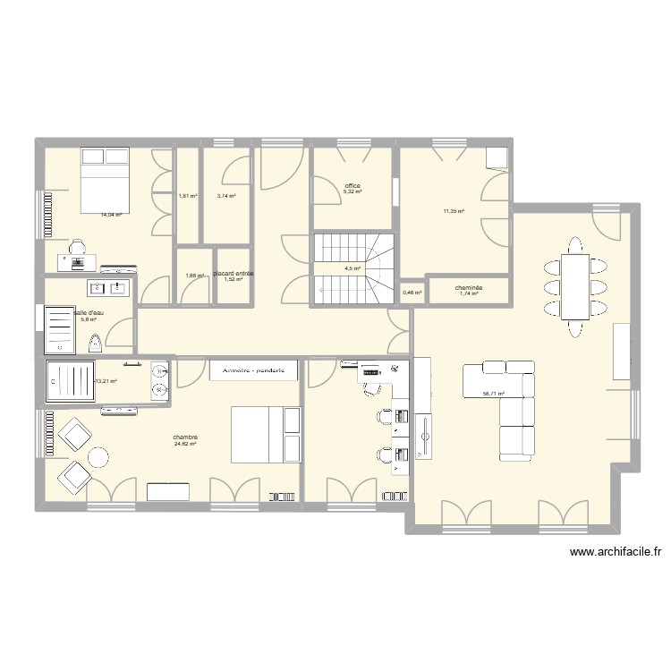 LE THOUREIL. Plan de 0 pièce et 0 m2