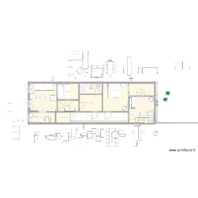 MAISONJAUNEV16. Plan de 0 pièce et 0 m2