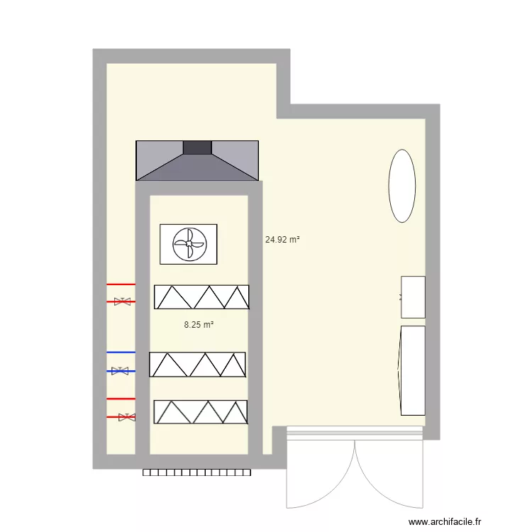 plan sous station. Plan de 