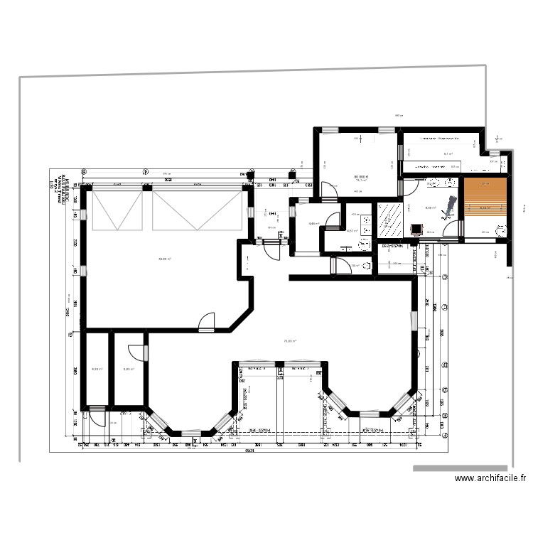 Fort Louis 1.2. Plan de 11 pièces et 184 m2