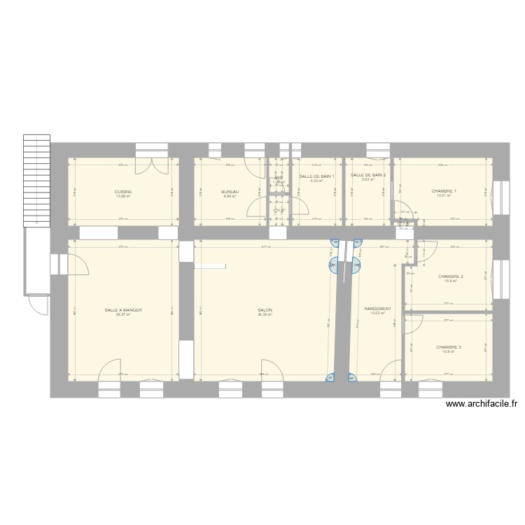MAISON PROJET. Plan de 0 pièce et 0 m2