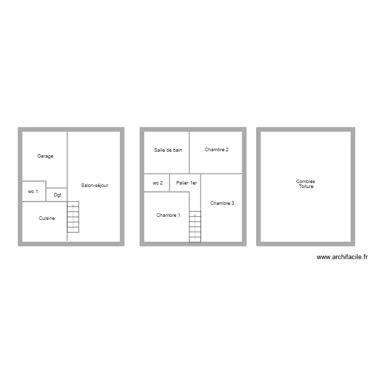 PONT LABBE GOULOUARD. Plan de 