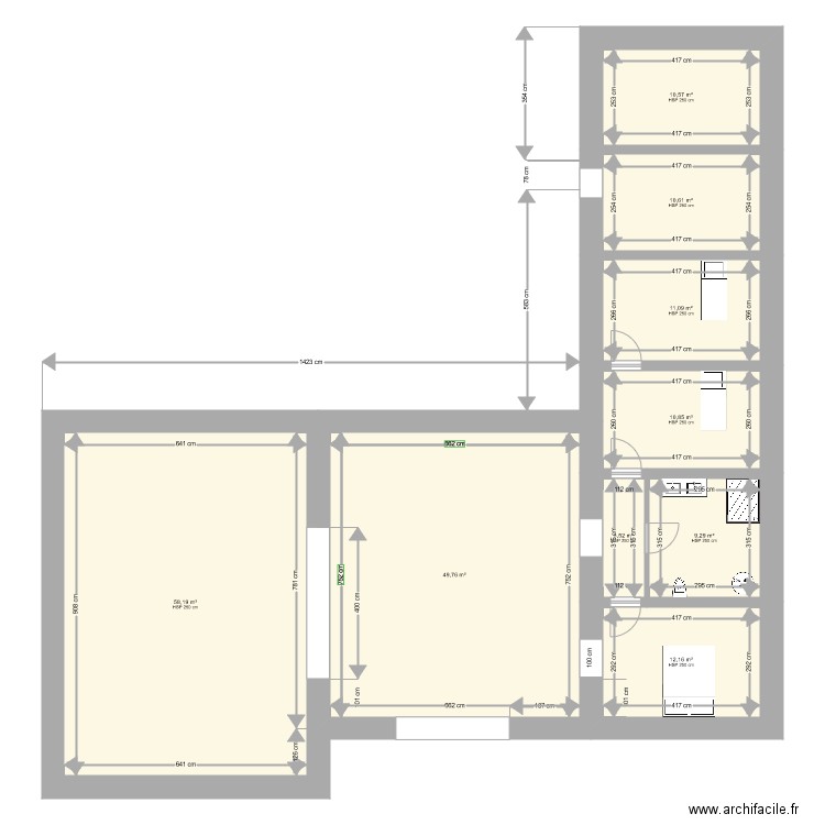 SDC . Plan de 0 pièce et 0 m2