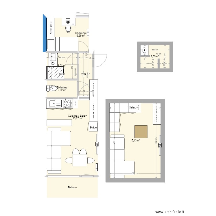 Valmorel. Plan de 0 pièce et 0 m2