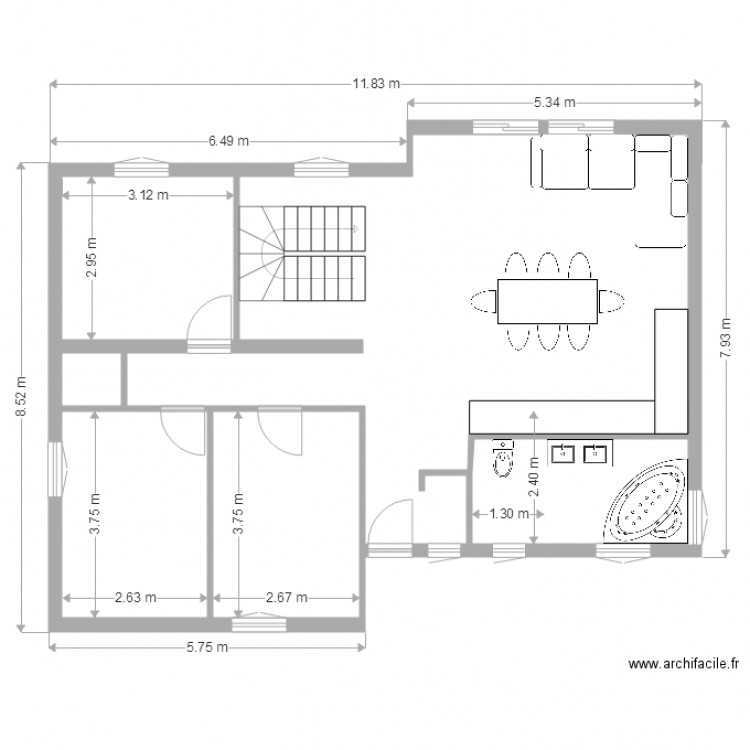 RDCBIS. Plan de 0 pièce et 0 m2