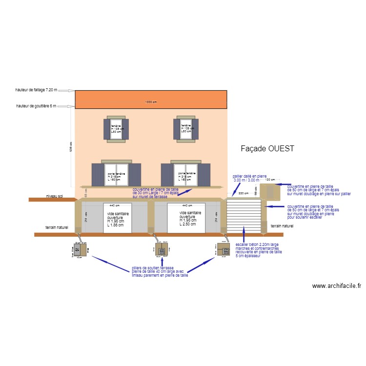 GALLAS. Plan de 195 pièces et 3038 m2