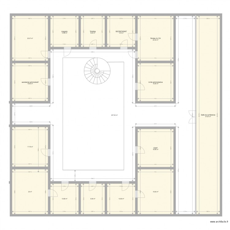 CNN Porto Novo Premier étage. Plan de 0 pièce et 0 m2