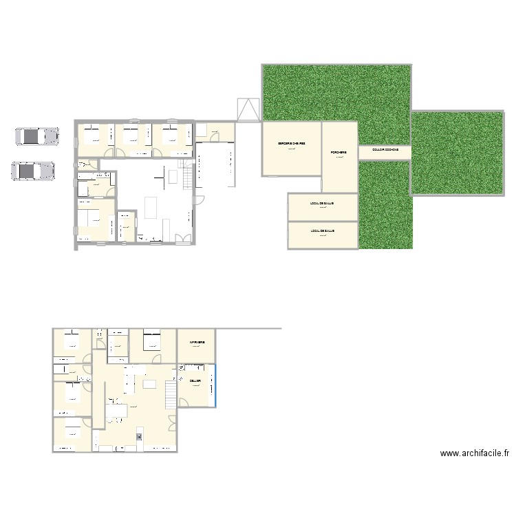 Hangar agricole. Plan de 0 pièce et 0 m2