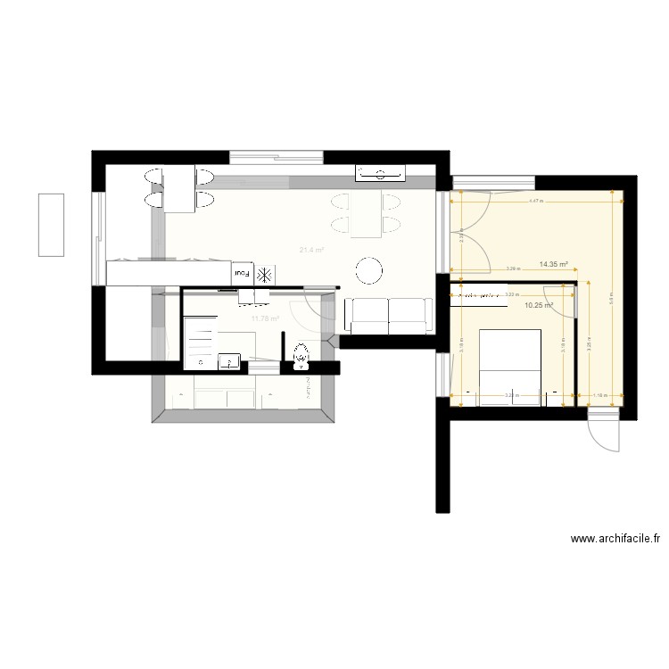 QUINTIN. Plan de 0 pièce et 0 m2