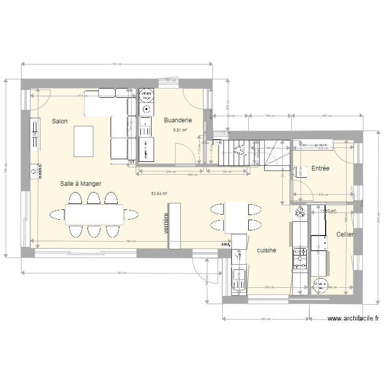 maison trégastel cellier. Plan de 0 pièce et 0 m2