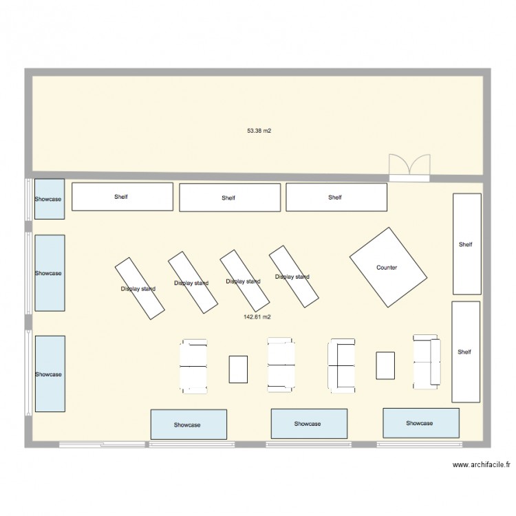Louis Vuitton. Plan de 0 pièce et 0 m2