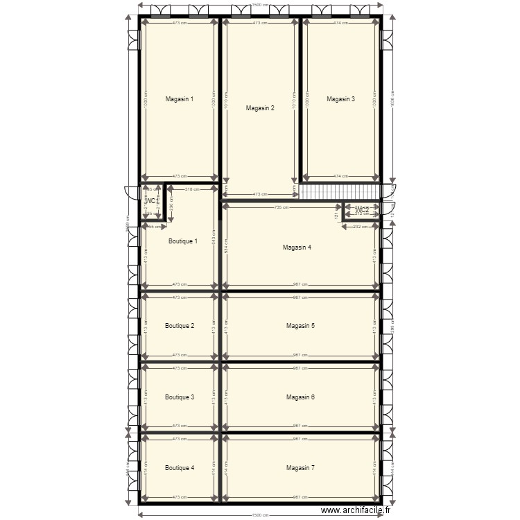 T 15x30 Magasines 36511818. Plan de 0 pièce et 0 m2