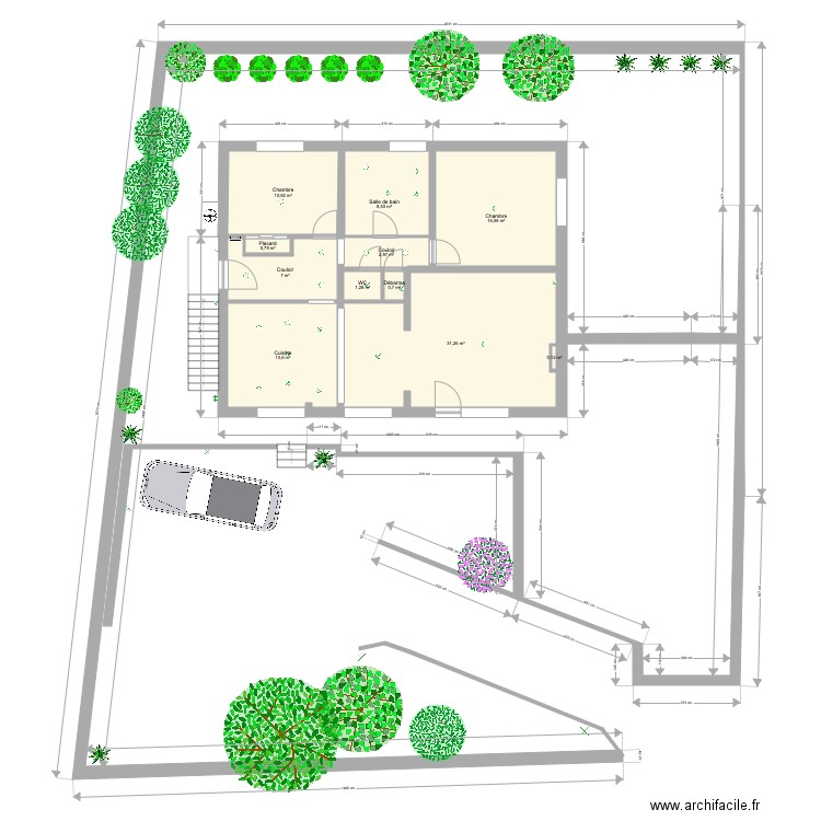 Appart étage Huy. Plan de 0 pièce et 0 m2