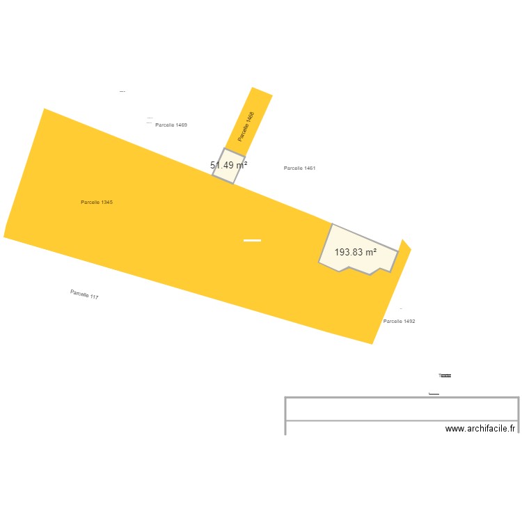 Garage Plan de masse. Plan de 0 pièce et 0 m2