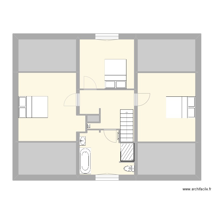 combles Bareido. Plan de 0 pièce et 0 m2