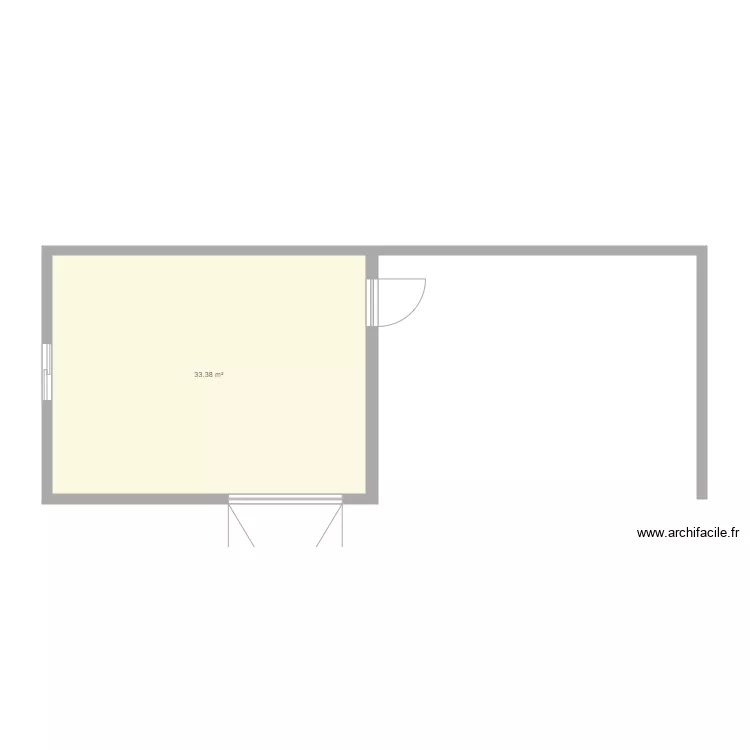 garage. Plan de garage. Plan de