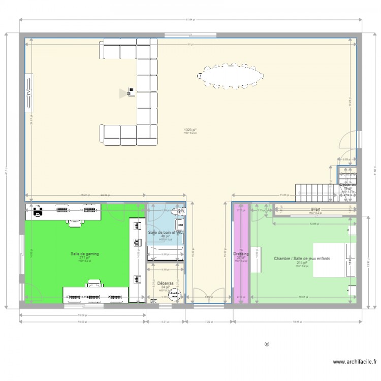 2 étage. Plan de 0 pièce et 0 m2