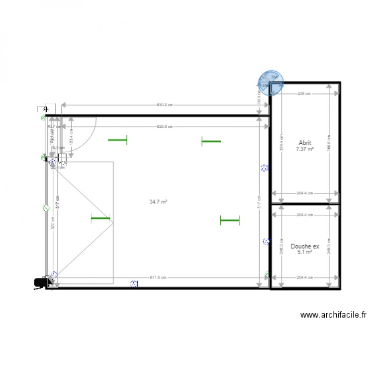 GARAGE. Plan de 0 pièce et 0 m2