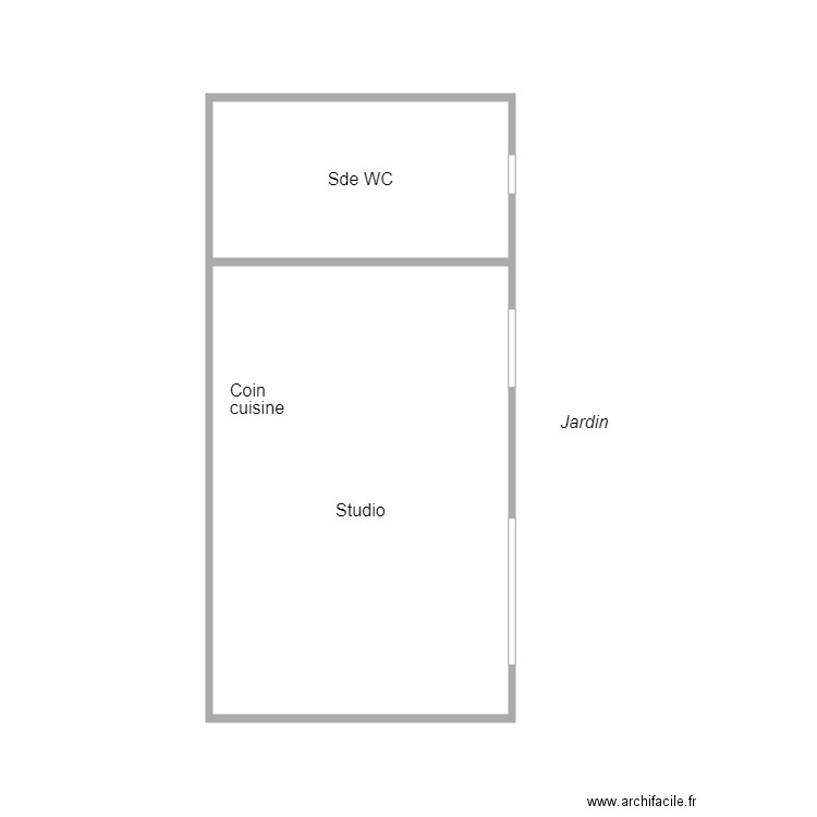 studio BOUCHEZ. Plan de 0 pièce et 0 m2