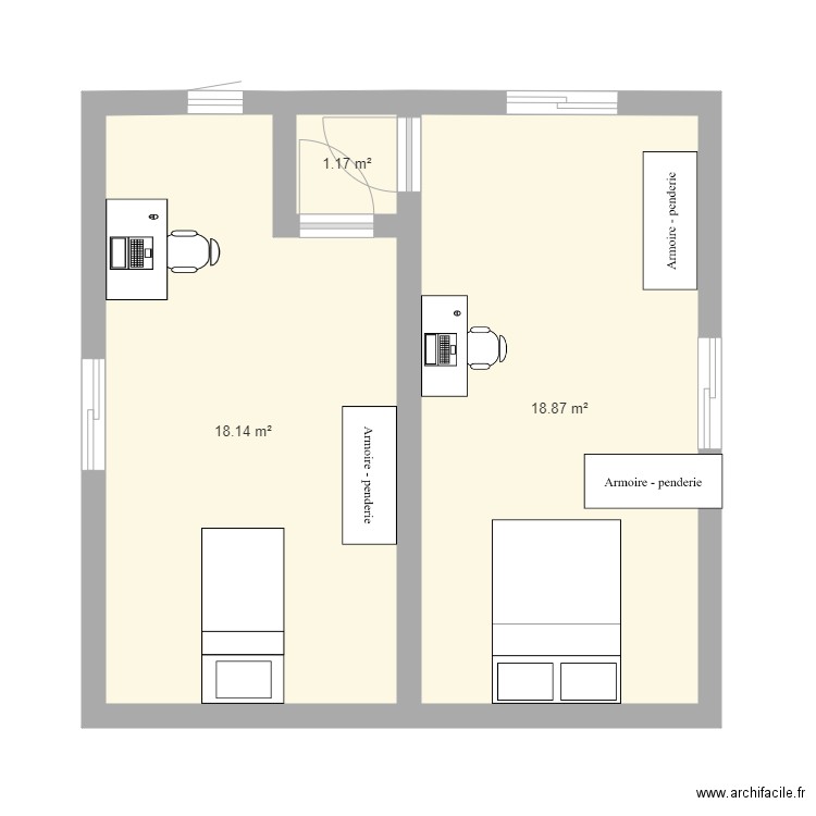 1er étage  maison Gusa. Plan de 0 pièce et 0 m2