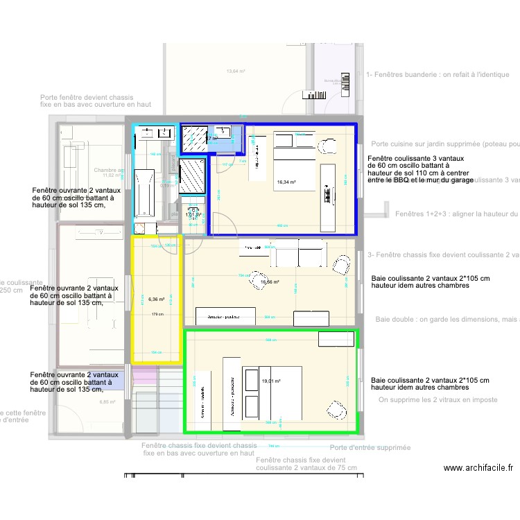 20230402 XL SDB 3. Plan de 17 pièces et 166 m2