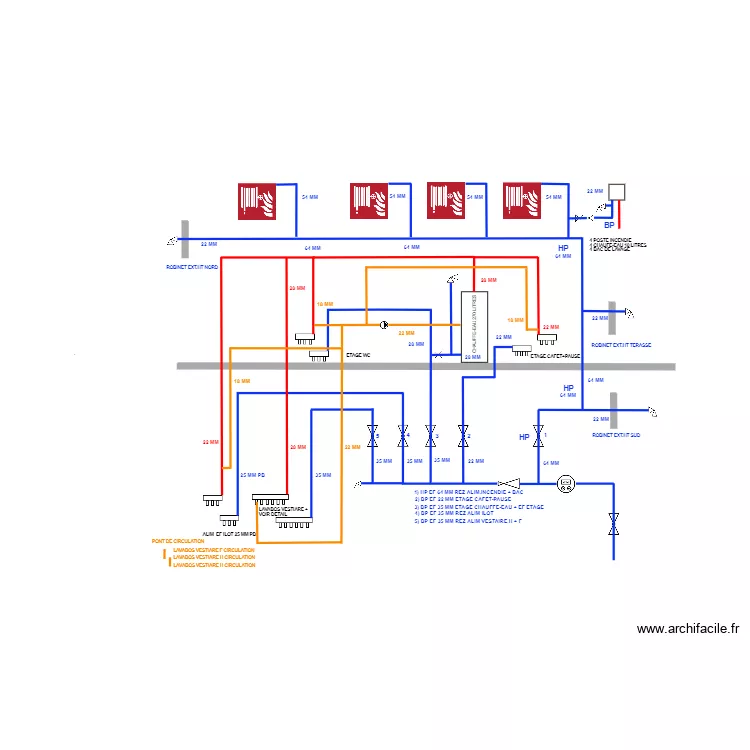 Usine schaller . Plan de 