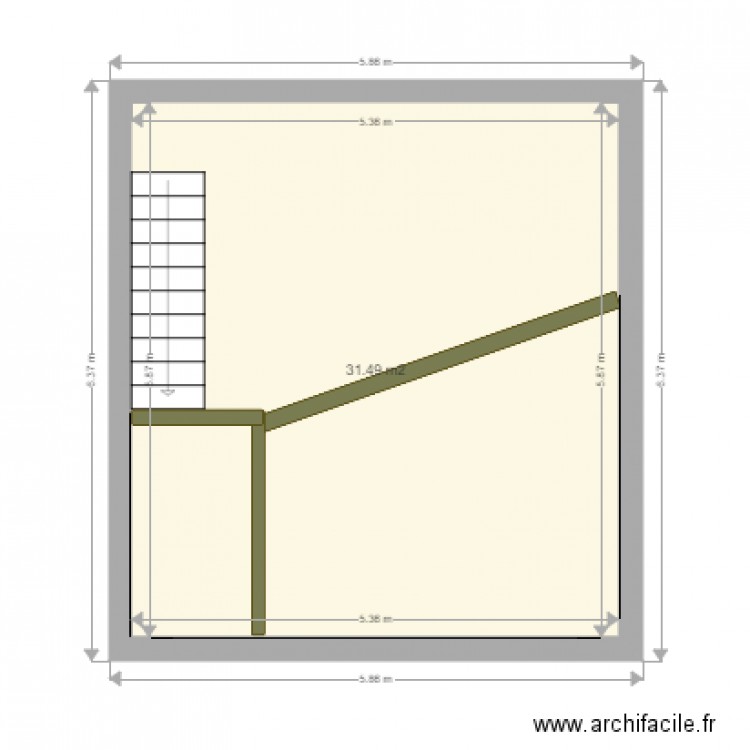 BUNGALOVE. Plan de 0 pièce et 0 m2