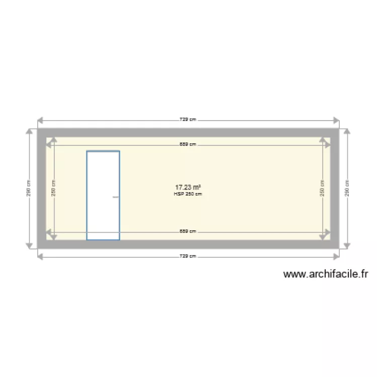 COTE GARAGE. Plan de 
