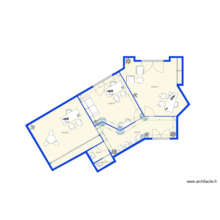 local commercial. Plan de 