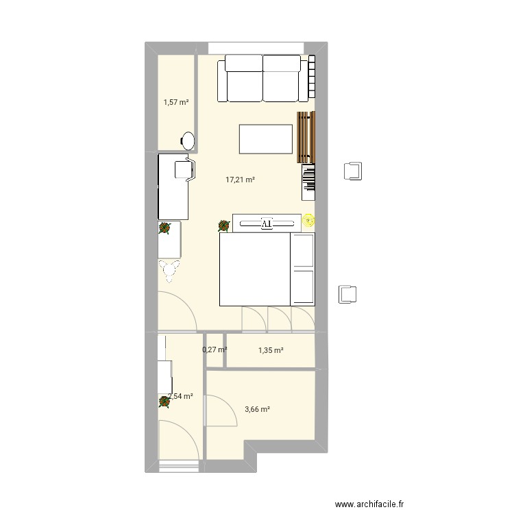 Appart ecurie 2. Plan de 0 pièce et 0 m2