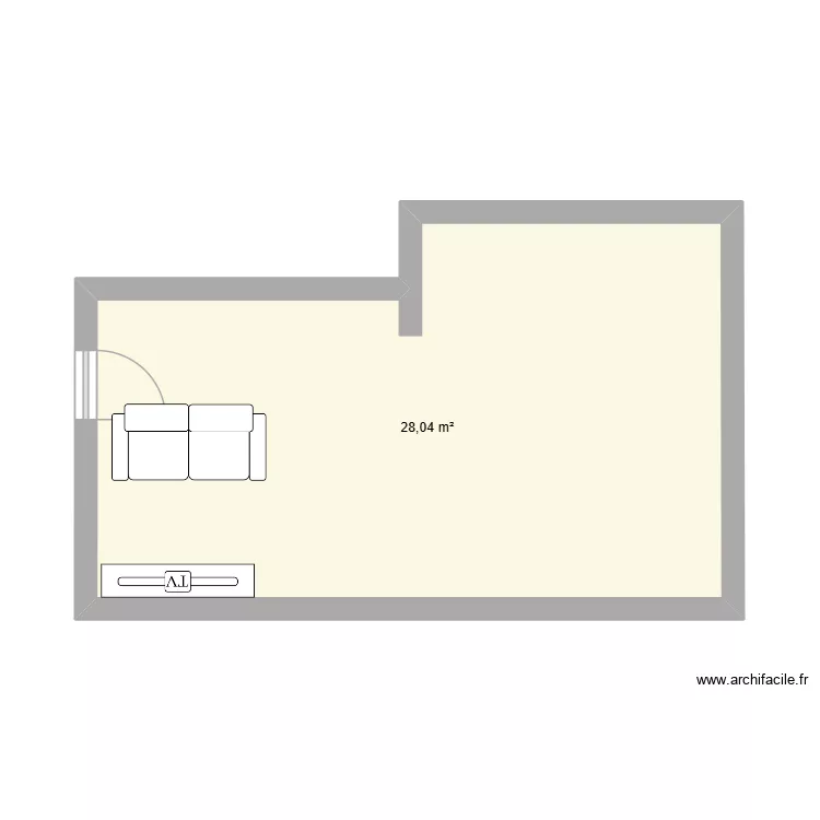 salon. Plan de 1 et 28 m² salon. Plan de 1 et 28 m²