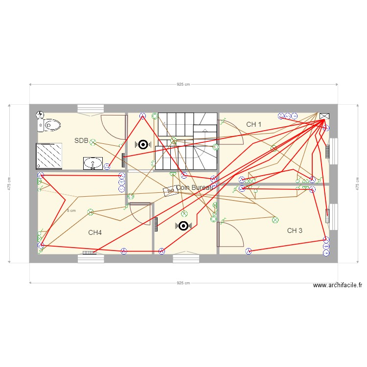 NEUFCHATEL ETAGE. Plan de 0 pièce et 0 m2