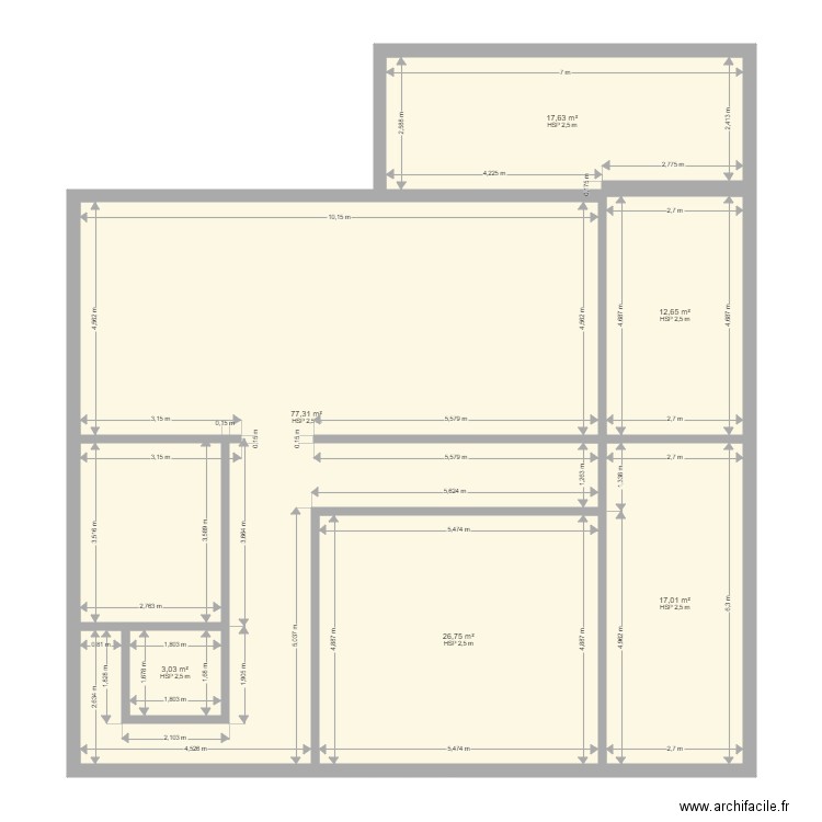 la kay. Plan de 0 pièce et 0 m2