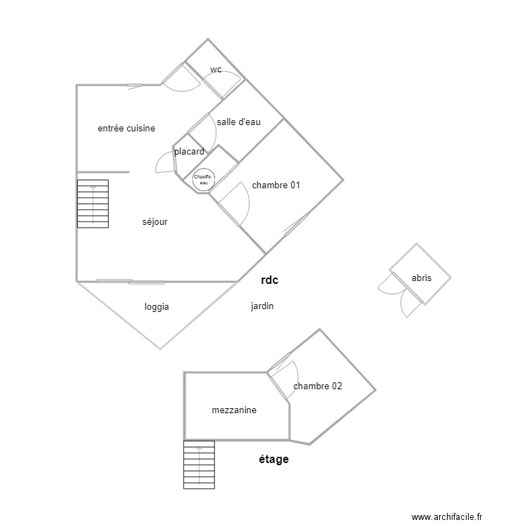 danion. Plan de 0 pièce et 0 m2