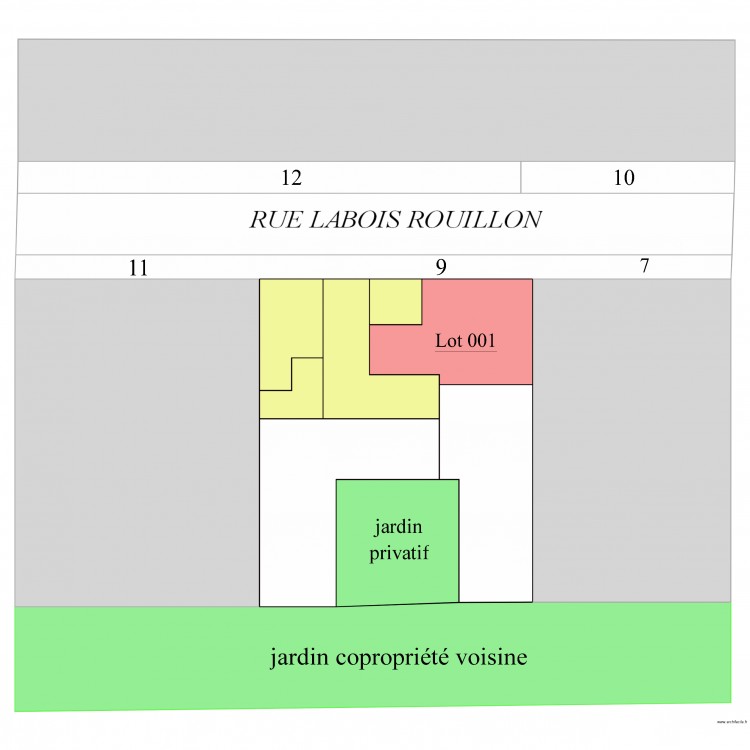 Localisation 001. Plan de 0 pièce et 0 m2